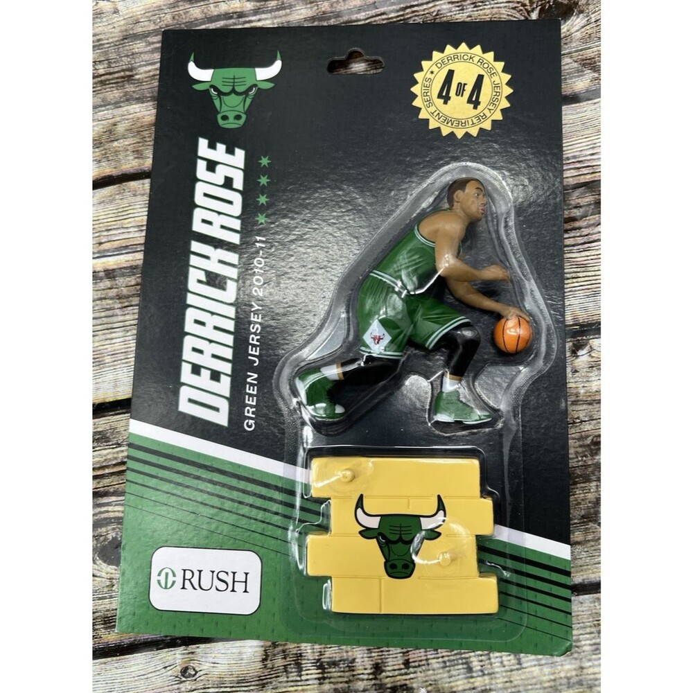 Chicago Bulls Derrick Rose Green Uniform Figurine: From 3/19/2026 Cavs Game New